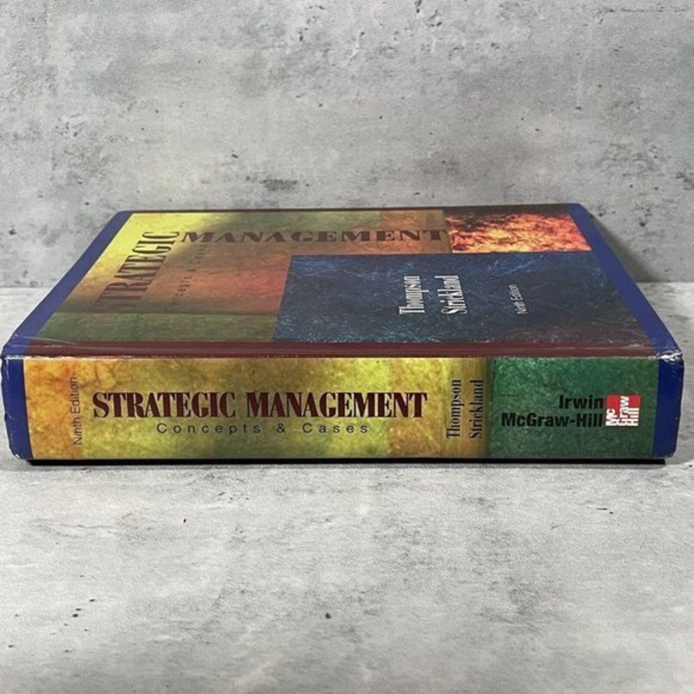 Strategic Management McGraw Hill Strickland 9th Edition Concepts And Cases - Picture 3 of 3